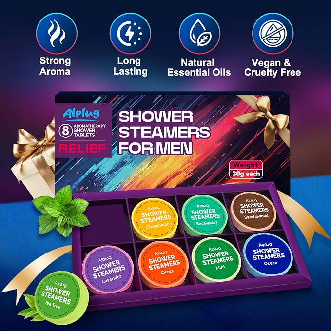 Shower Steamers for Men 8 Pack - Image 4