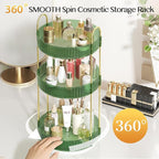 Rotating Makeup Organizer Countertop, Skincare Organizers, Spinning Perfume - Image 5