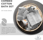 100% Cotton Bath Towel Set of 18-4 Bath Towels, 6 Hand Towels, 8 Wash Cloths - Image 2