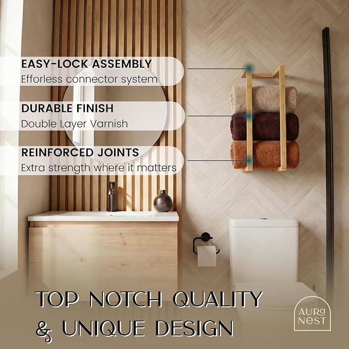 Bamboo Towel Racks - Image 4