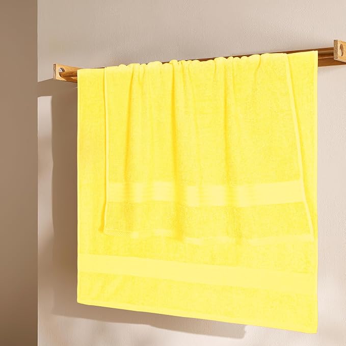 GLAMBURG Premium Cotton 4 Pack Bath Towel Set - Image 3