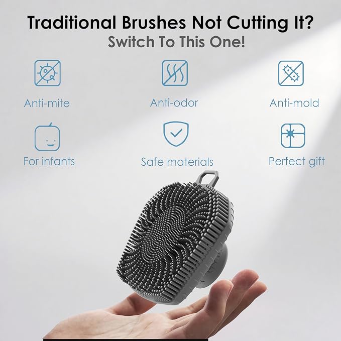 RamPula Face Scrubber, Silicone Exfoliating Brush - Image 4