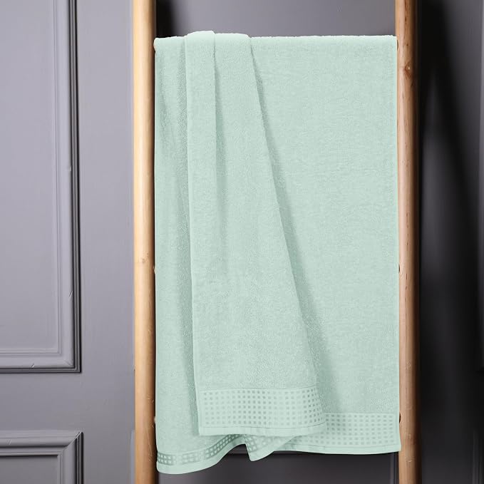 GLAMBURG 100% Cotton Oversized 2 Pack Bath Sheets 35x70, Ultra Soft Highly - Image 3