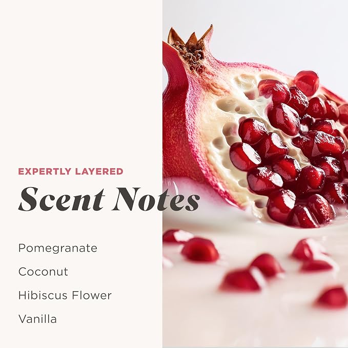 Caress Tahitian Pomegranate & Coconut Milk Exfoliating Scrub Body Wash - Image 4