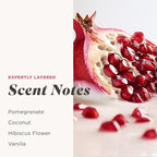 Caress Tahitian Pomegranate & Coconut Milk Exfoliating Scrub Body Wash - Image 4