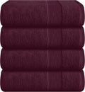 Belizzi Home 4 Pack Bath Towel Set 27x54, 100% Ring Spun Cotton, Ultra Soft by Unknown
