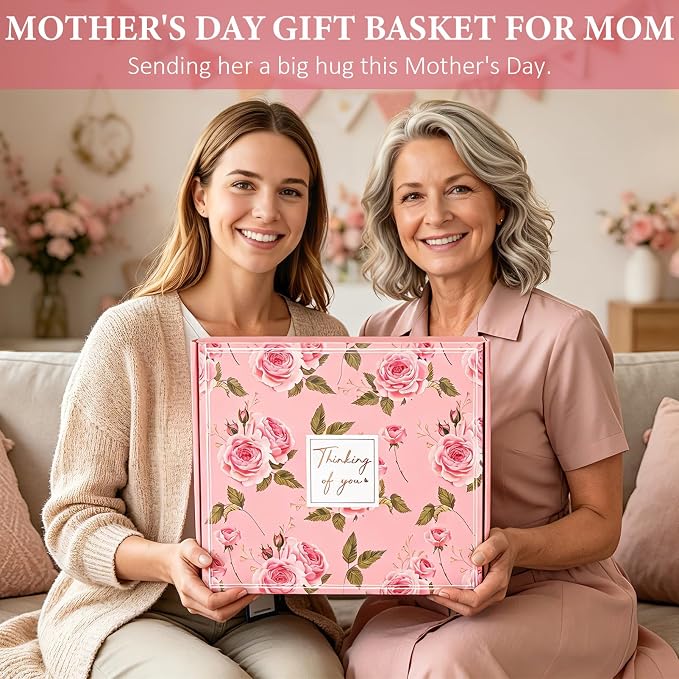Birthday Gifts for Women Self Care Get Well Soon Gifts, Rose Relaxing Spa Gift - Image 2