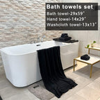 YTYC 29x59 Inch Bath Towels Set of 6 Large, Super Soft Absorbent Lint Free - Image 2