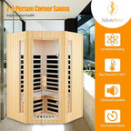 Far Infrared Sauna, 2-3 Person infrared sauna - Image 2
