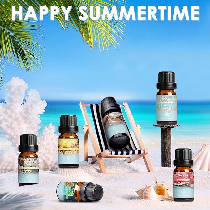 SALKING Summer Fragrance Oils Set, Premium Essential Oils Gift Set - Image 2