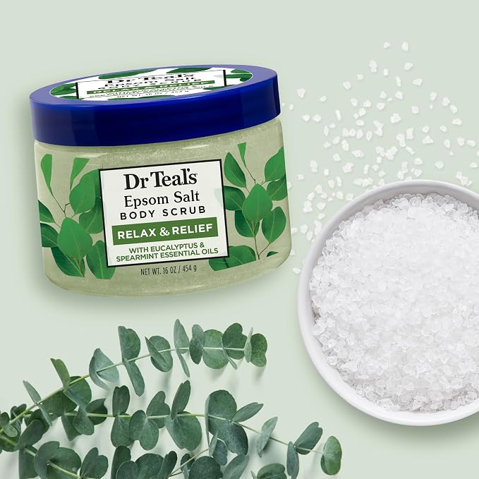 Dr Teal's Pure Epsom Salt Body Scrub, Relax & Relief - Image 5