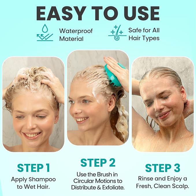 RELAXXO Scalp Massager Hair Growth – Exfoliator & Hair Scrubber - Image 5