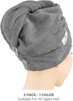 American Soft Linen 100% Cotton Hair Towels - Image 3