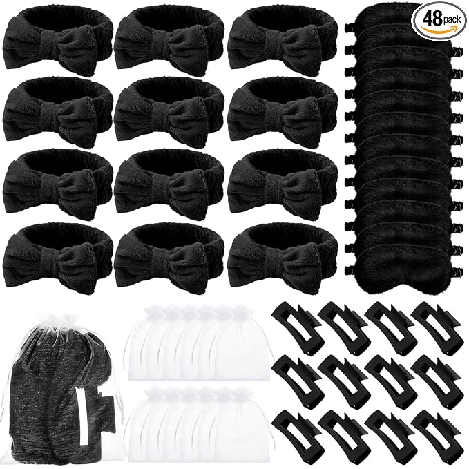 48 Pcs Spa Party Supplies Sleepover Essentials Gift by Wavyknot