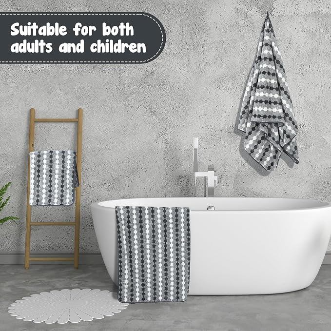 SmoothNovelty 16 Pack Microfiber Bath Towels Bulk 27'' x 60'' Oversized Size - Image 5