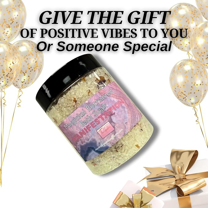 Manifestation Bath Salts – Dead Sea Salt Bath Soak - Image 4