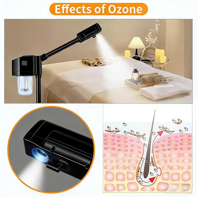 Professional Facial Steamer, Hot Mist Spray & Ozone, Face Steam Suitable - Image 3