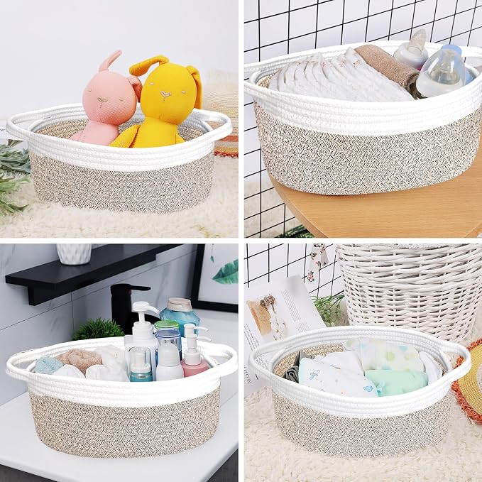 ABenkle Small Woven Basket, Cat & Dog Toys, Gift Box - Image 4