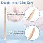 Qsnidy 30 Pack Disposable Manicure Kit Individually Packed 3-Piece Mini Press - Image 4