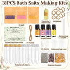 JUYRLE Bath Salts Making Kit- 31PCS DIY Bath Salts Making Kit, Make Your Own - Image 2