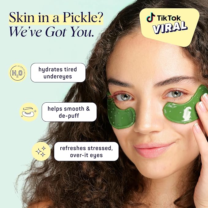 SpaLife In a Pickle Hydrogel Under Eye Patches - Image 2