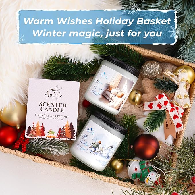 Hello Winter Candle | Fresh Citrus & Jasmine Scented Soy Candles - Image 6