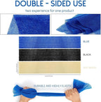 UJFQBH 3 Pieces African Bath Sponge African Net Long Net Bath Sponge - Image 4
