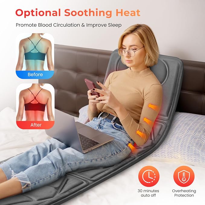 CuPiLo Full Body Massage Mat, Massage Pad - Image 3