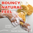myHomeBody Bath Sponge, Foam Loofah, Body Scrubber - Image 4