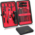 ZIZZON Manicure Set 18 in 1 Professional Pedicure Set Nail scissors Grooming Kit by ZIZZON