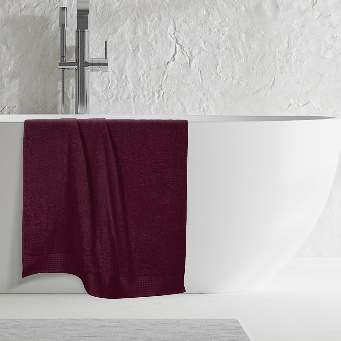 GLAMBURG 100% Cotton Oversized 2 Pack Bath Sheets 35x70, Ultra Soft Highly - Image 5