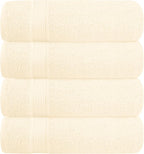 BELZZI Home Ultra Soft 4 Pack Oversized Bath Towel Set 27x54, Cotton Compact by Unknown