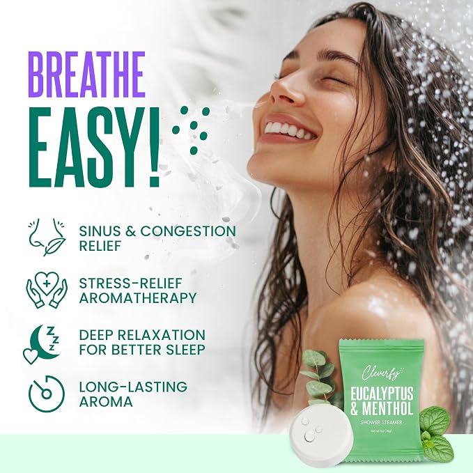 Cleverfy Eucalyptus Shower Steamers Aromatherapy - Image 4