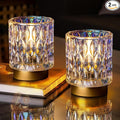 Battery Operated Table Lamps Timer, Mini Crystal Lamp by MJPREMIER