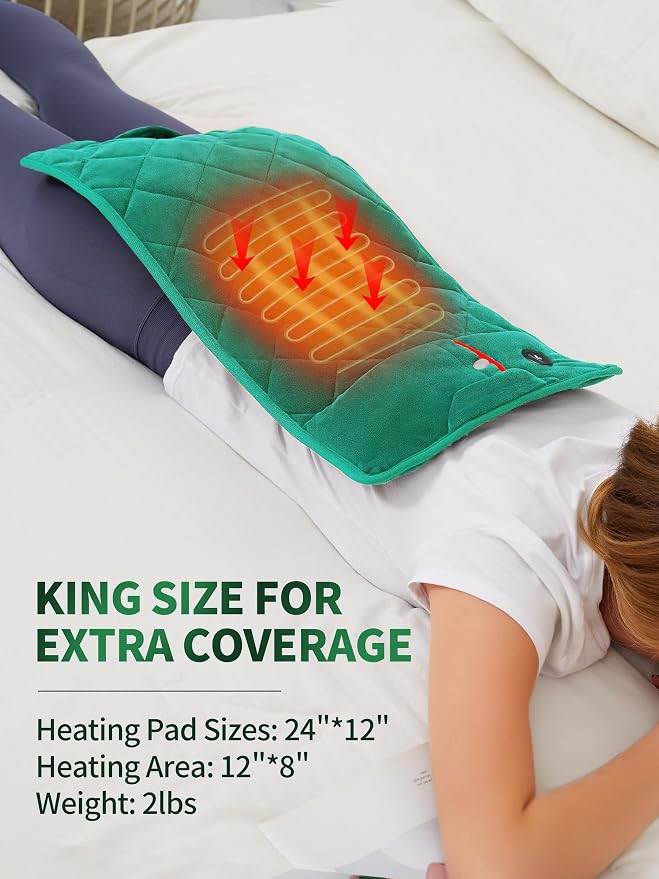 Vofuoti Portable Heating Pad, Cordless Weighted Heating Pads - Image 4