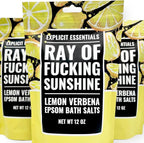 Explicit Essentials Lemon Verbena Epsom Bath Salts, 12 oz - Image 2