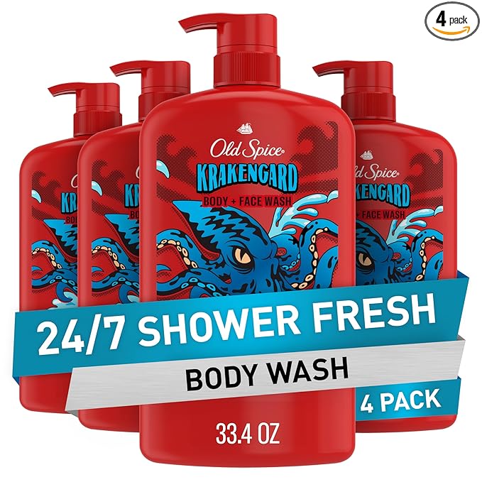 Old Spice Cleansing Body Wash for Men, 3X Defense, 24/7 Shower Fresh by OldSpice