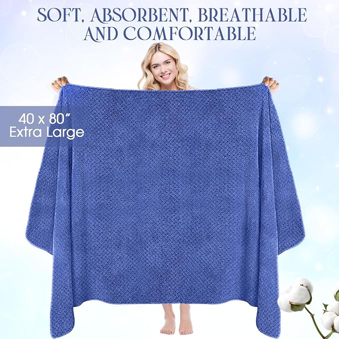 Peryiter Oversized Bath Towels Set of 6 - Image 6