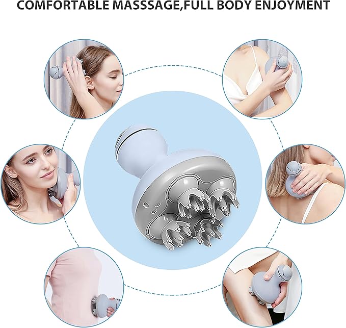 COMFIER Electric Scalp Massager Hair Growth, Handheld Head Massager - Image 4