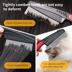 Dandruff Comb Wide Tooth, Stainless Steel Fine Tooth Lice/Psoriasis Scalp Detox - Image 4