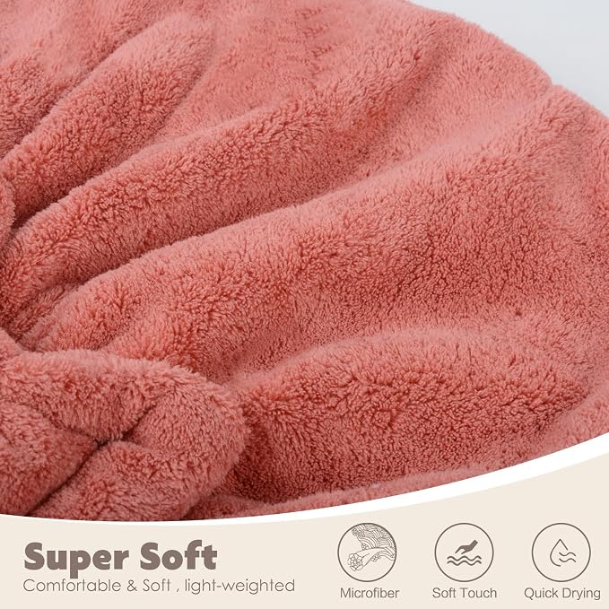 SUNLAND Large Microfiber Hair Drying Caps - Image 4