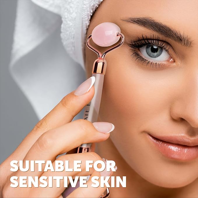 Kate Eve Rose Quartz Face Roller & Gua Sha Set – Luxury Facial Spa Gift - Image 5