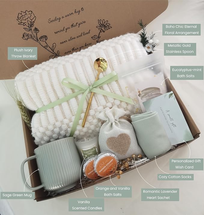 Get Well Soon Gift Basket- Relaxation, Mothers Day /Self Care Package, After - Image 5