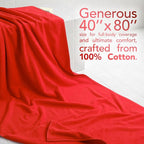 American Soft Linen 100% Cotton 600 GSM Turkish 40x80 Oversized Bath Towel Sheet - Image 2