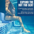 MABOZOO Foldable Hot Tub Booster Seat, Adjuatable 2 Heights Extra Thick Hot Tub - Image 4