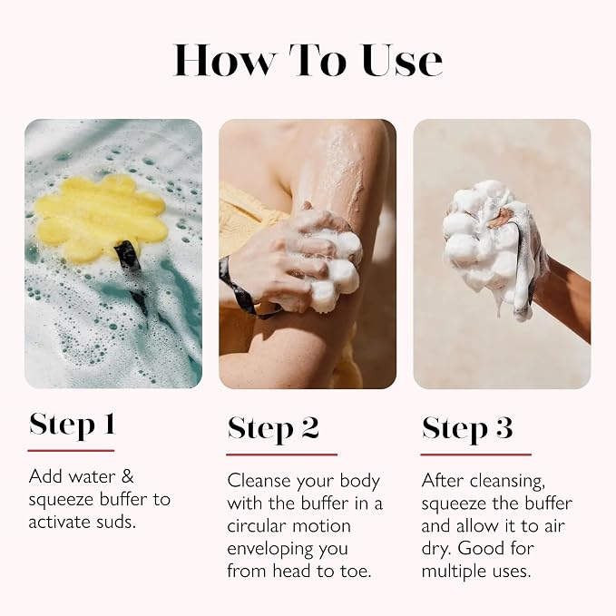 Spongellé Essentials Lavender Fields Mani/Pedi Buffer | Exfoliating Foot & Nail - Image 6