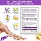 ALIVER Foot Peel Mask 3 Pack, Exfoliator Peel Off Calluses Dead Skin Callus - Image 3