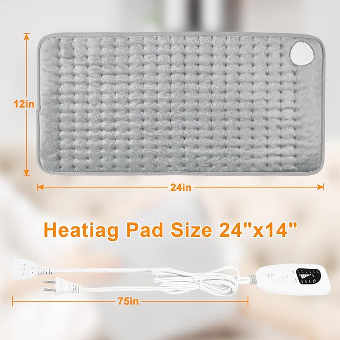Deepsoon Heating Pad, Electric Heating Pads - Image 8