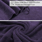 8-Piece Bath Towels Set, 2 Oversized Large Bath Towel Sheet, 2 Hand Towels and - Image 7