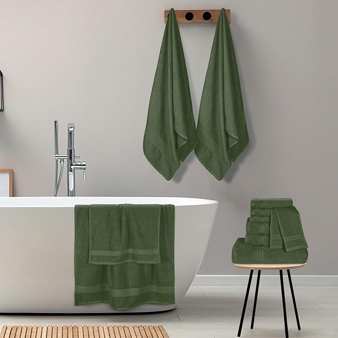 GLAMBURG Ultra Soft 24-Piece Towel Set - Image 5